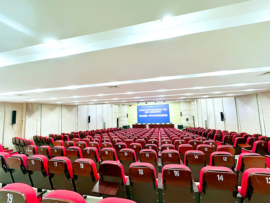 漣水一中報告廳安裝清聽聲學教學擴音器