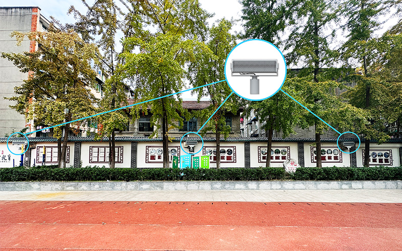 浣花小學(xué)規(guī)劃部署了安靜操場系統(tǒng)