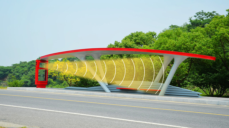 公交站臺(tái)定向音箱