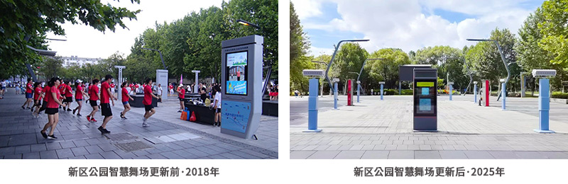 蘇州新區(qū)公園的智慧廣場(chǎng)舞系統(tǒng)