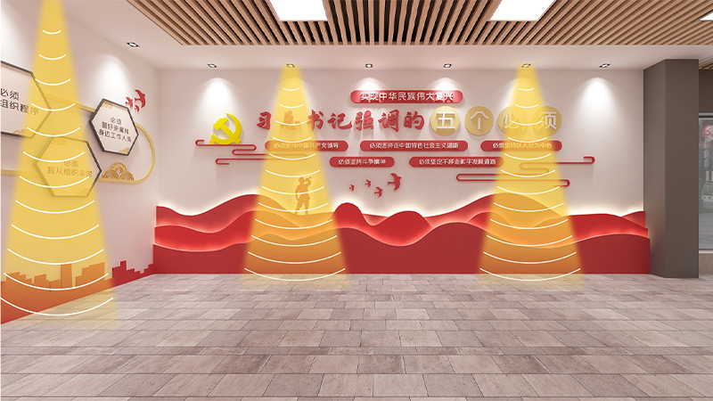 黨建活動室定向揚聲器,聲音分區(qū)示意圖