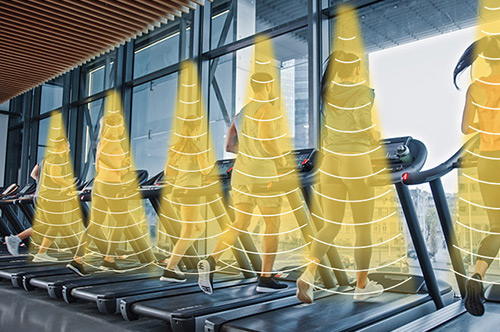 健身房設施定向發(fā)聲,各音區(qū)互相獨立