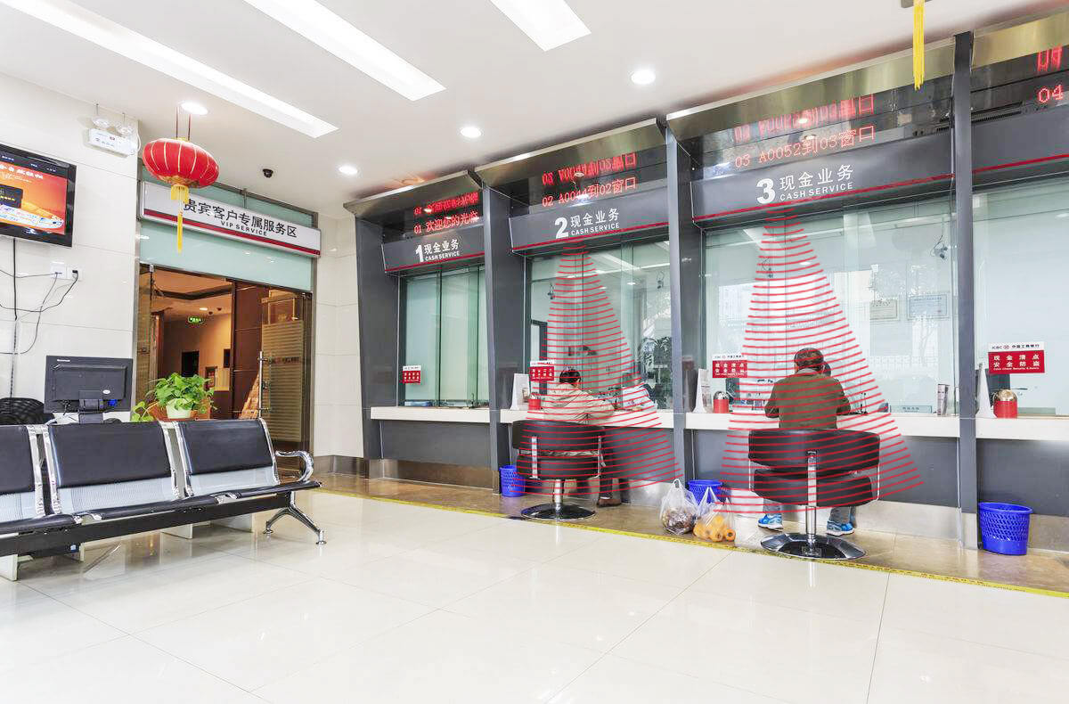 清聽聲學(xué)定向音響有效解決銀行大廳聲音串音、嘈雜問題 實現(xiàn)區(qū)域定向發(fā)聲